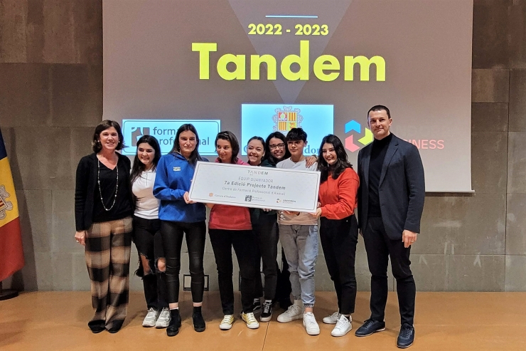 Els guanyadors de la setena edició del projecte Tàndem.